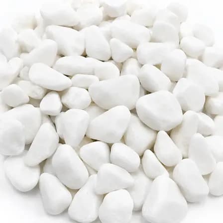20kg Pedra Dolomita Branca Decorativa Seixo Para Jardim No3 Branco 2 Cm 5 Cm