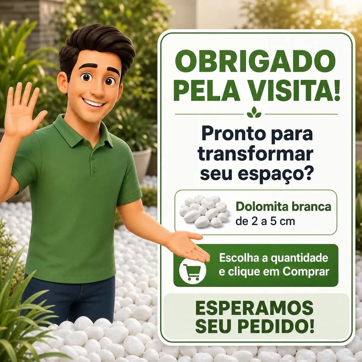 20kg Pedra Dolomita Branca Decorativa Seixo Para Jardim No3 Branco 2 Cm 5 Cm