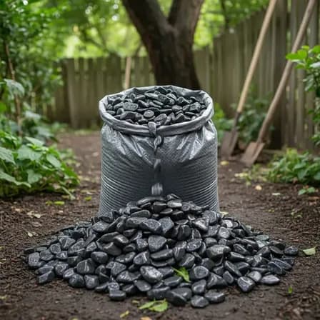 4kg Seixo Preto Pedras Para Jardim Paisagismo Lago Aquarios Preto 2 Cm 8 Cm