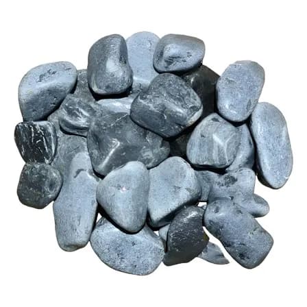Pedras Ornamentais Seixo Cinza Para Jardim Aquario - 9,5kg Cinza 7.62 Cm 20.32 Cm