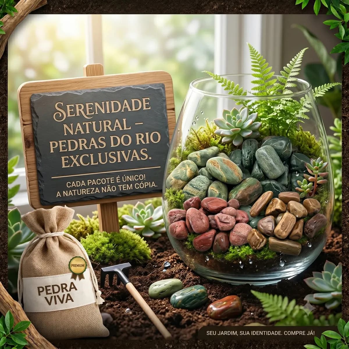 Pedras Ornamentais Seixo Verde Rolado Aquarios Jardins 4.5kg Verde 4 Cm 11 Cm
