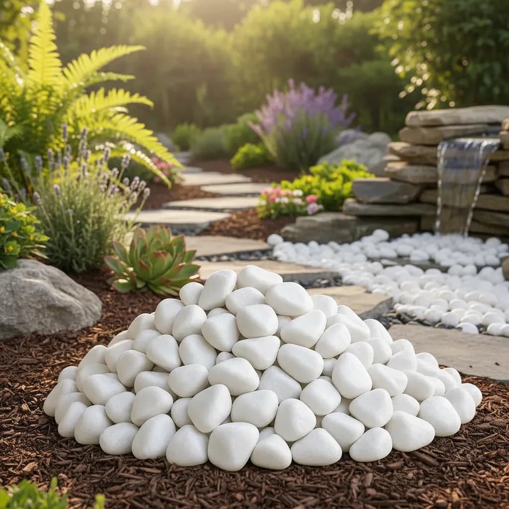 4kg Pedra Dolomita Branca 4 A 6 Cm Para Sauna Seca Jardim Branco 4 Cm 6 Cm