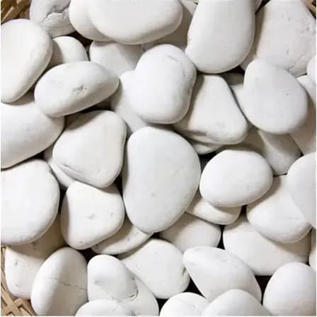 Pedra Dolomita Branca N° 2 Para Jardim 4kg Branco 3 Cm 4 Cm