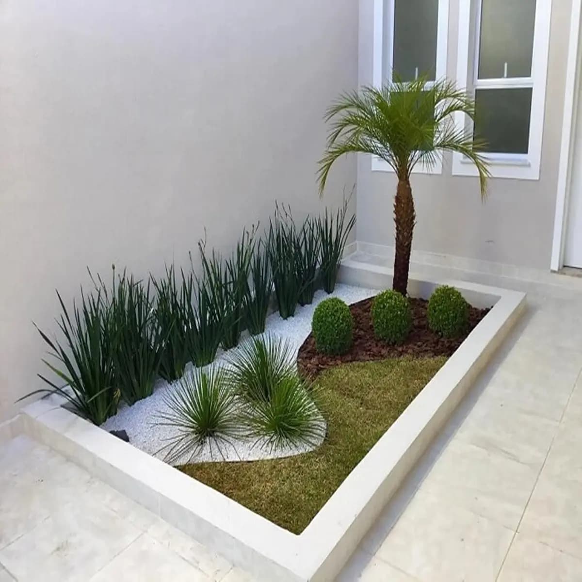 Pedra Dolomita Branca N° 2 Para Jardim 4kg Branco 3 Cm 4 Cm