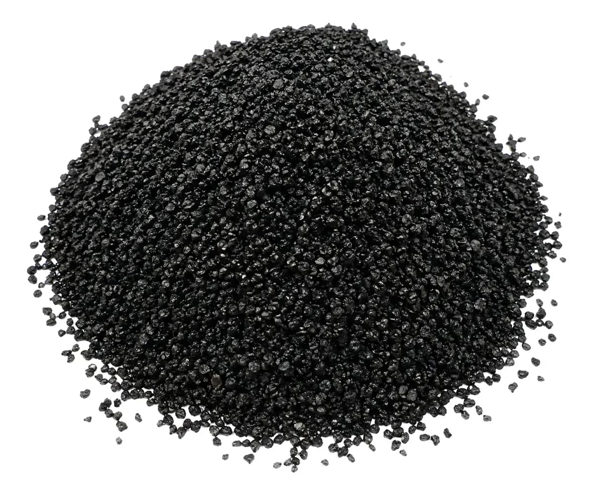 10 Kg - Substrato Areia Preta Basalto Natural Aquário N°00