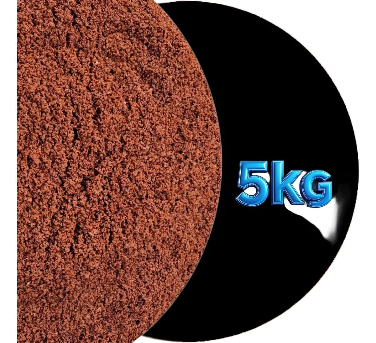 Substrato Cascalho De Areia Para Aquário Terracota Nº0 5kg .