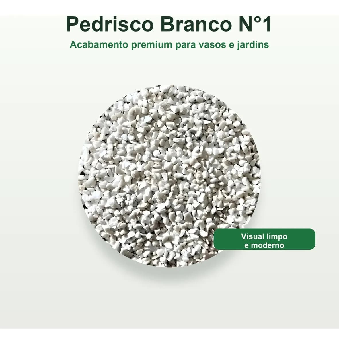 Pedras Ornamentais Pedrisco Branco Tam 1 Vaso Suculenta 10kg Branco 1 Cm 3 Cm